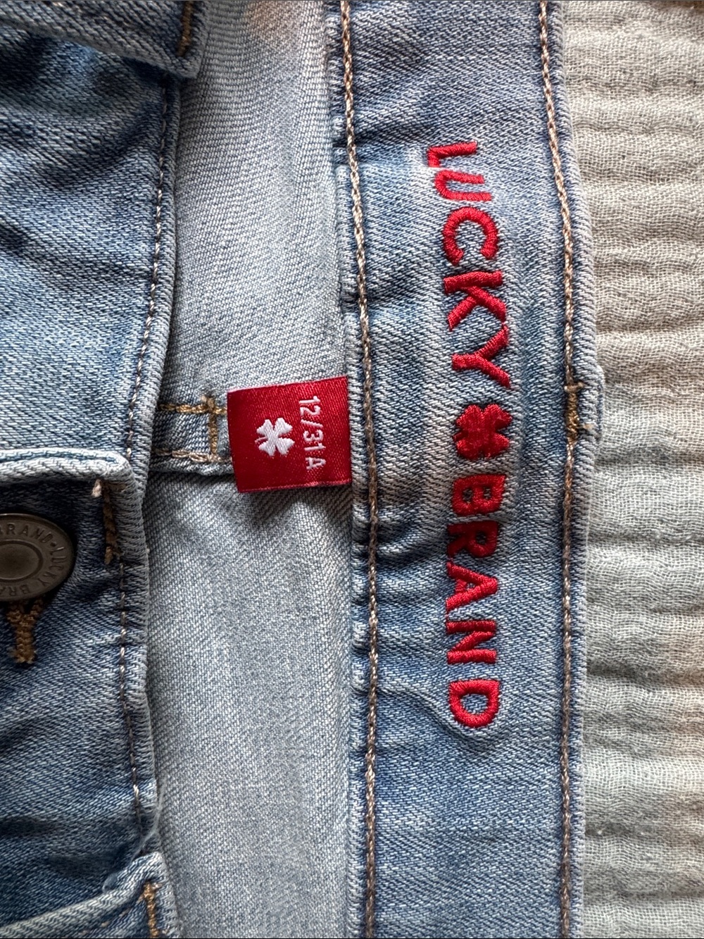 Lucky Brand Light Blue Flare Jeans - Picture 3 of 6